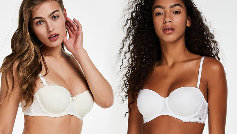 Weiße BH Damen Push Up ohne Bügel Elegant Oktoberfest Dirndl BH Balconette  BH Weiss/Schwarz Sexy Sommer Büstenhebe Push Up Bra Damen-BHS Große Größen  Trachten Festival Tshirt BH Push Up BH : 