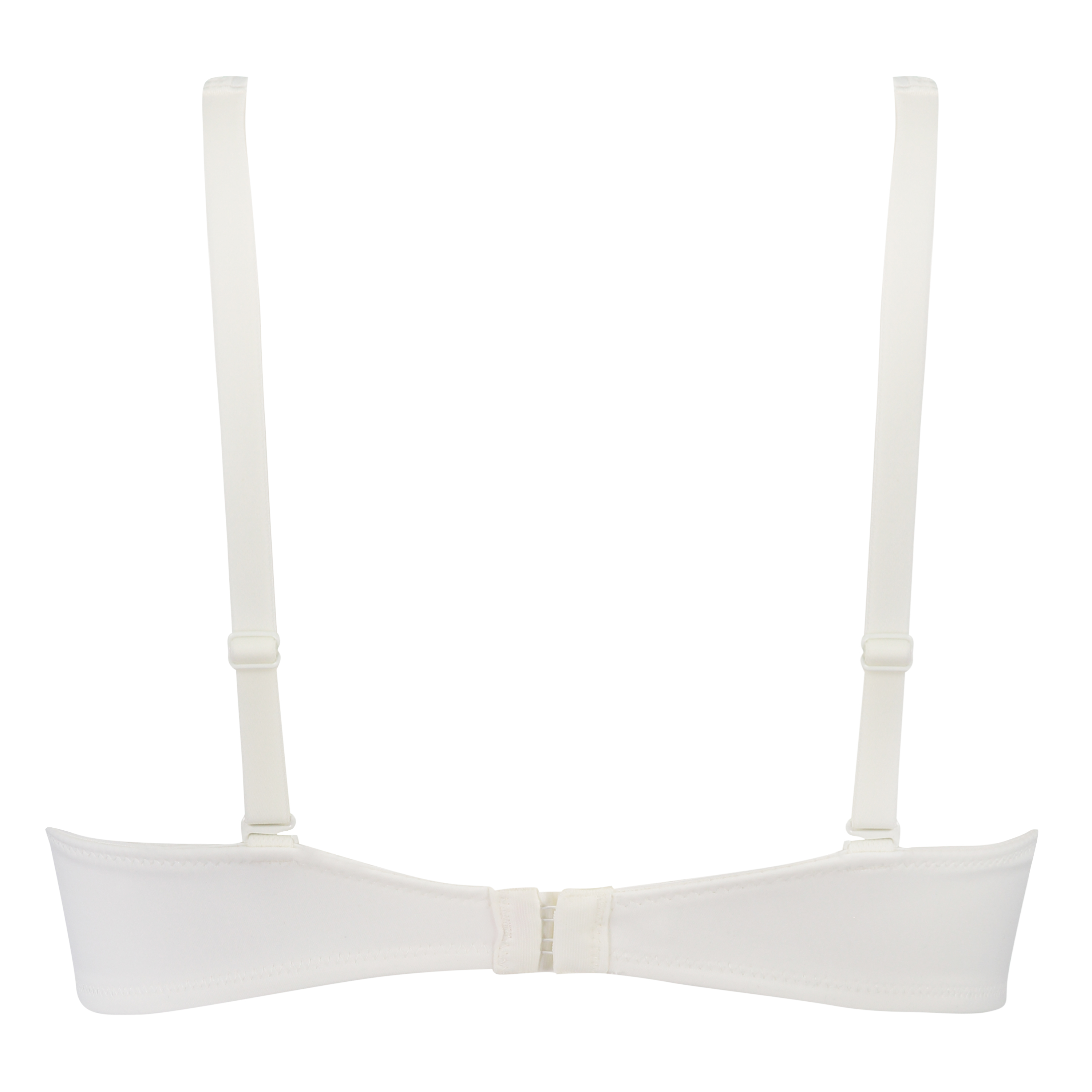 Nicht-vorgeformter B&uuml;gel-BH Satin Fleece, Wei&szlig;, main