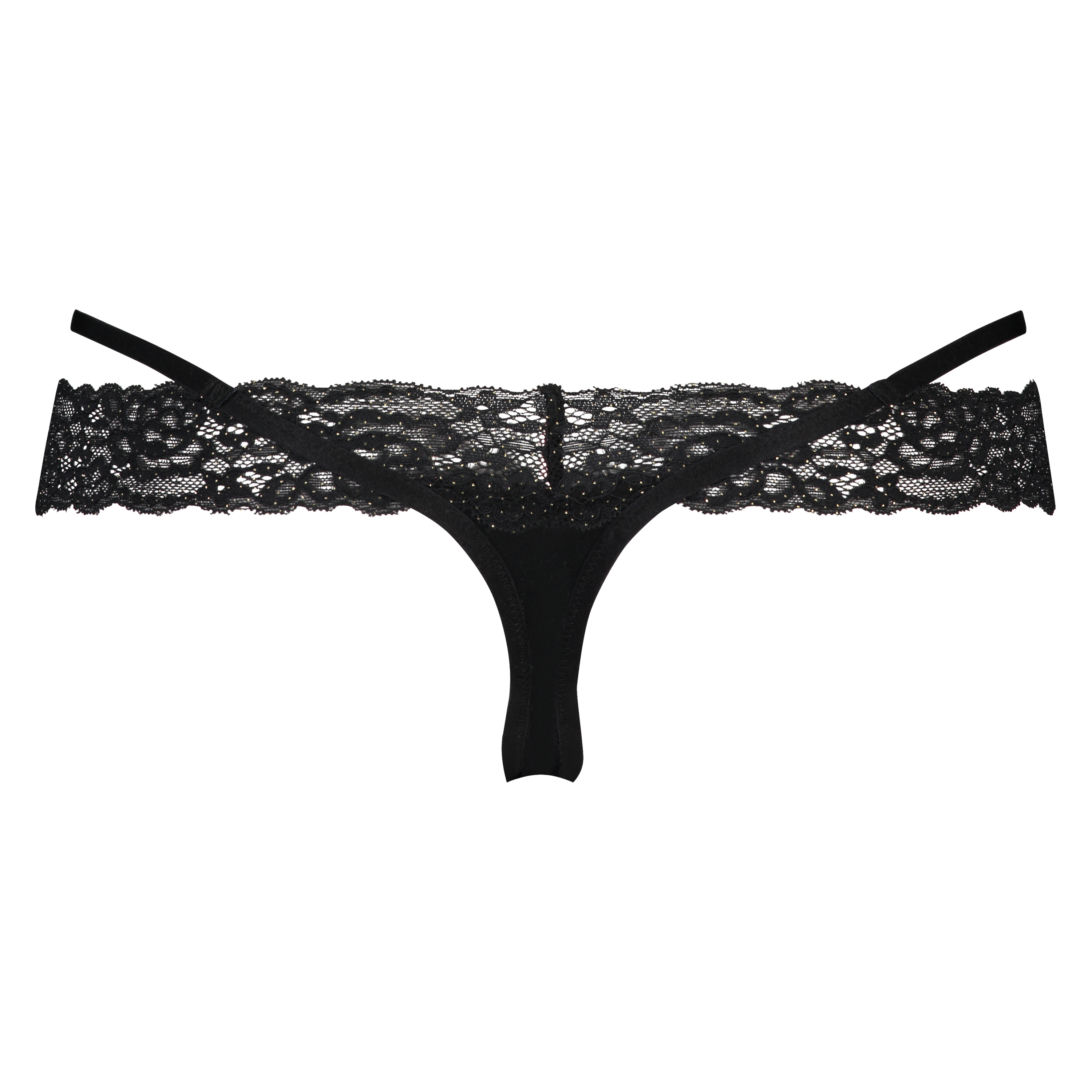 Besonders niedrigsitzender V-Shape String Ariel, Schwarz, main